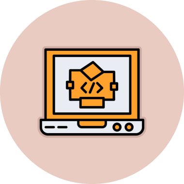 Web tasarımı. vektör simgesi