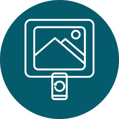 seo modern simgesinin vektör illüstrasyonu