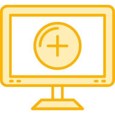 bilgisayar simgesi vektör illüstrasyonu