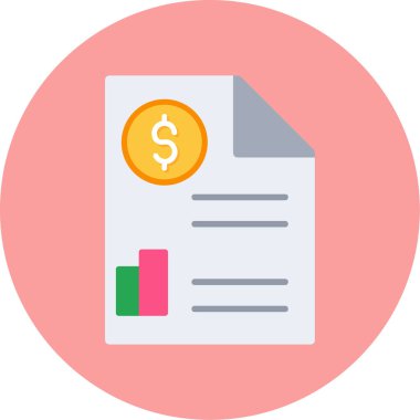 ticari finans vektör simgesi