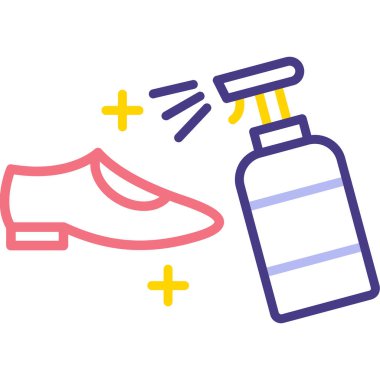 ayakkabı ikonu vektör illüstrasyonu