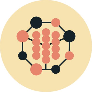 şebeke. Web simgesi basit illüstrasyon