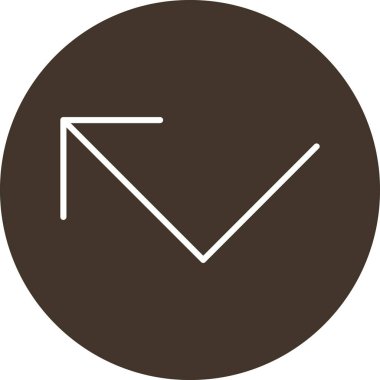 ok simgesinin vektör illüstrasyonu