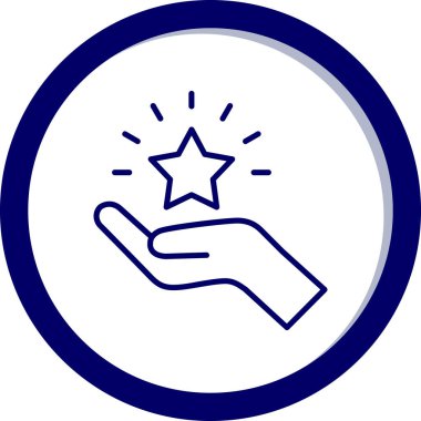 yıldız simgesi vektör illüstrasyonu