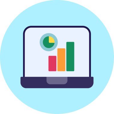 Çizelge. Web simgesi basit illüstrasyon