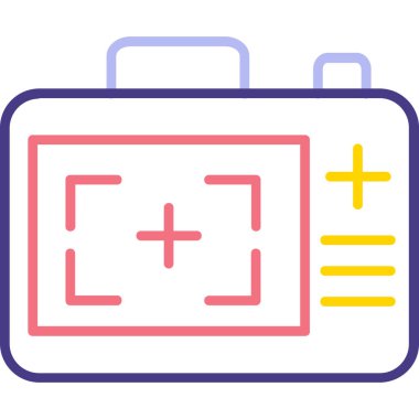 Modern eğitim ikonunun vektör illüstrasyonu