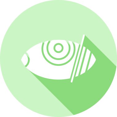 Göz simgesi vektör illüstrasyonu