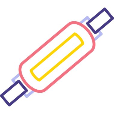 boya fırçası ikonu. Web için boya fırçası vektör simgelerinin özet çizimi