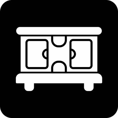 Bir otobüsün vektör illüstrasyonu