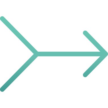 ok sağ dış hat vektör simgesi düzenlenebilir