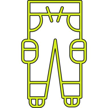 Yeşil spor ayakkabı ikonu. Web için spor ayakkabıları vektör simgesinin özet çizimi