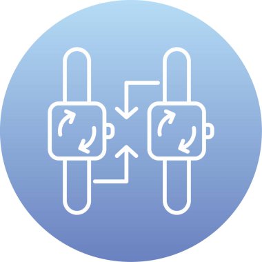 ok simgesinin vektör illüstrasyonu