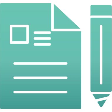 kağıt belge vektör çizgisi simgesi