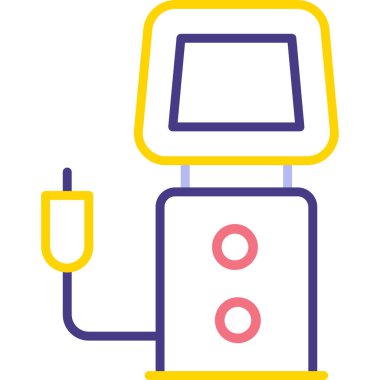 Robot simgesinin vektör illüstrasyonu