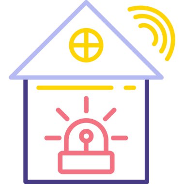 ev simgesi, vektör illüstrasyonu