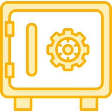 Bilgisayar ayarları web simgesi, basit vektör illüstrasyonu