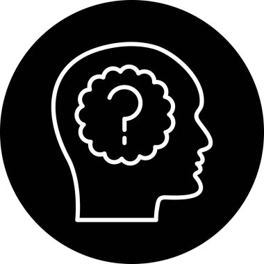 Vektör Beyin simgesi illüstrasyonu