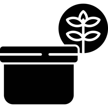 bitki simgesi vektör illüstrasyonu