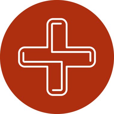 çapraz simgenin vektör illüstrasyonu