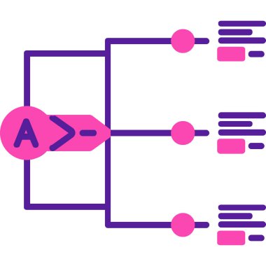 Web arayüzü simgesi, vektör illüstrasyonu