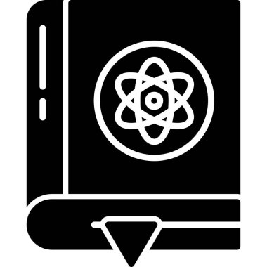 atom simgesi vektör illüstrasyonu