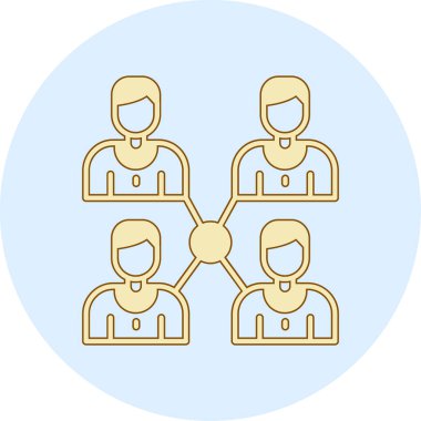 şebeke. Web simgesi basit illüstrasyon