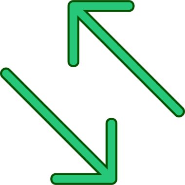 Ok. Web simgesi basit illüstrasyon