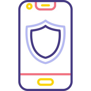 cep telefonu simgesi, basit illüstrasyon