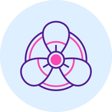 Çiçeğin vektör illüstrasyonu