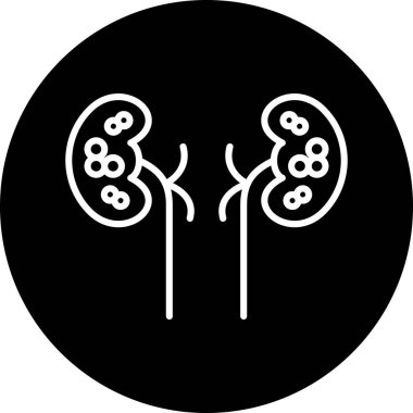 Seo ve teknoloji simgesinin vektör illüstrasyonu