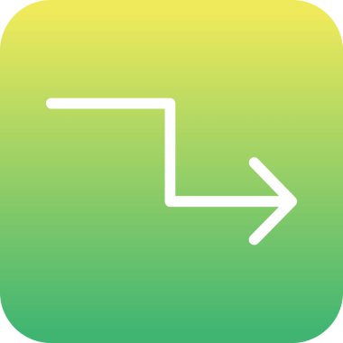 Vektör yön simgesi