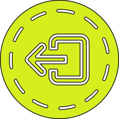 Ok. Web simgesi basit illüstrasyon