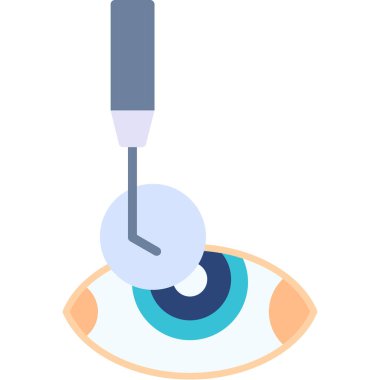 Göz simgesi vektör illüstrasyonu