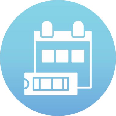 okul binası ikon vektör illüstrasyonu