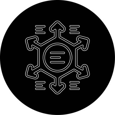 seo modern simgesinin vektör illüstrasyonu