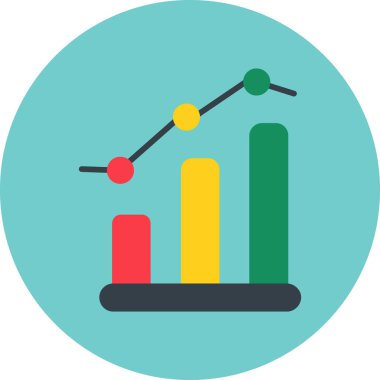 iş grafiği simgesi vektörü