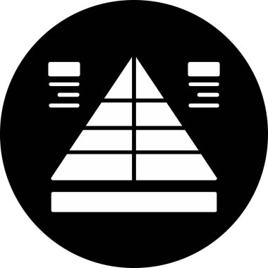 Bir bina simgesinin vektör illüstrasyonu