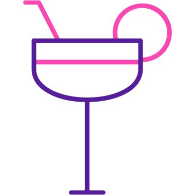 içki ikonu vektör illüstrasyonu