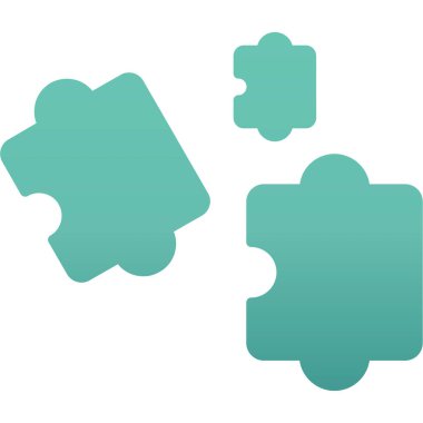 bulmaca parçası vektör simgesi