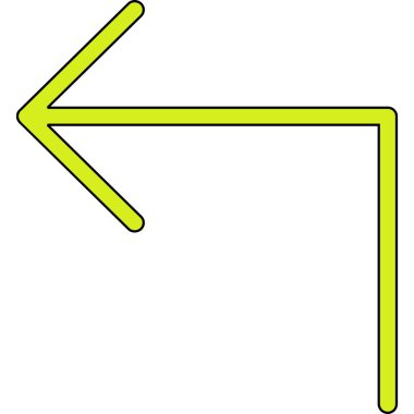 Ok. Web simgesi basit illüstrasyon