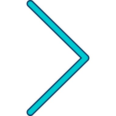 Ok. Web simgesi basit illüstrasyon