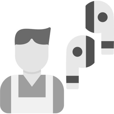 Aşçı Şef Adam simgesi ana hatlarıyla