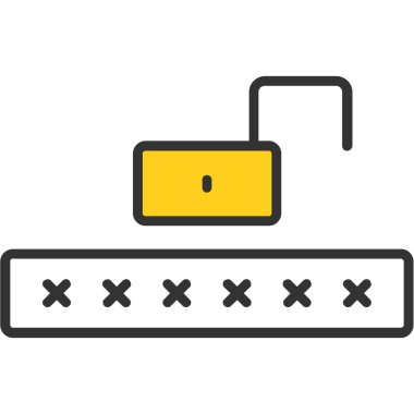 sunucu vektörü düz renk simgesi