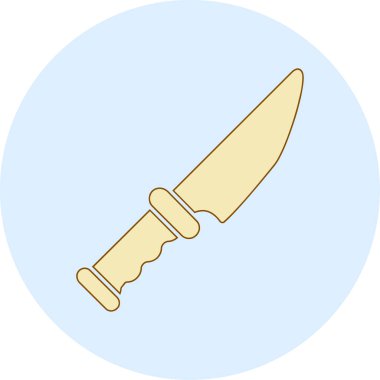 Bıçak. Web simgesi basit illüstrasyon