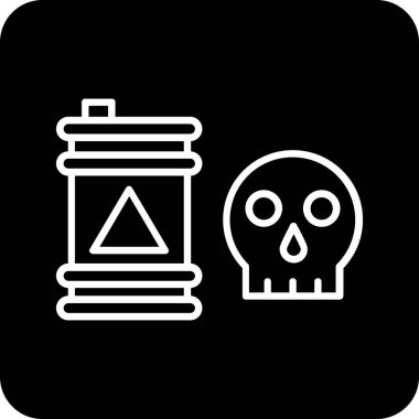 Ölüm ikonunun vektör illüstrasyonu