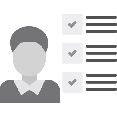 Vektör çizimi. iş adamı simgesi.