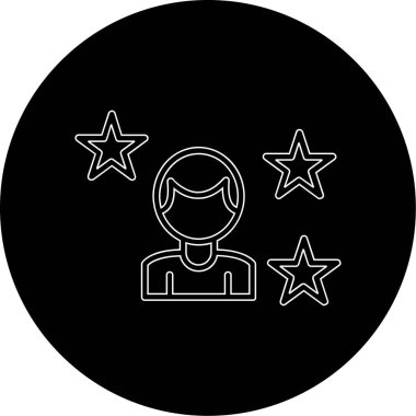 yıldız simgesi vektör illüstrasyonu