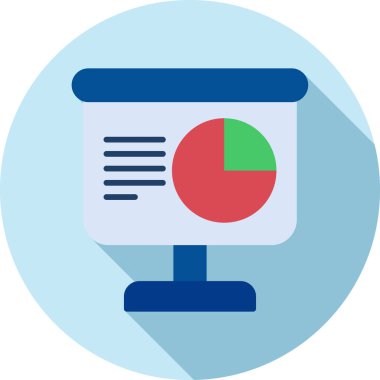 veri analiz vektör simgesi. Web ve grafik tasarımı için basit tasarım çizimi.