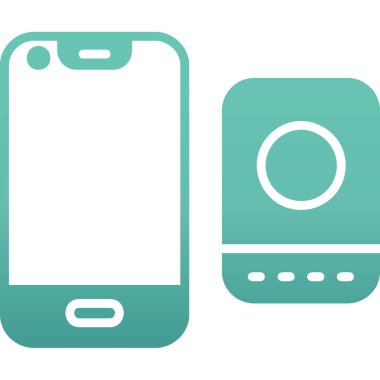 Vektör akıllı telefon simgesi illüstrasyonu