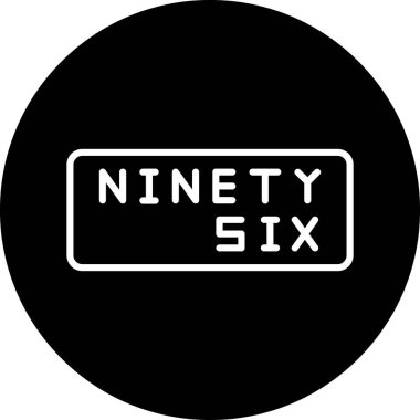 Beyaz arkaplanda siyah renkli sekiz numaralı tuş